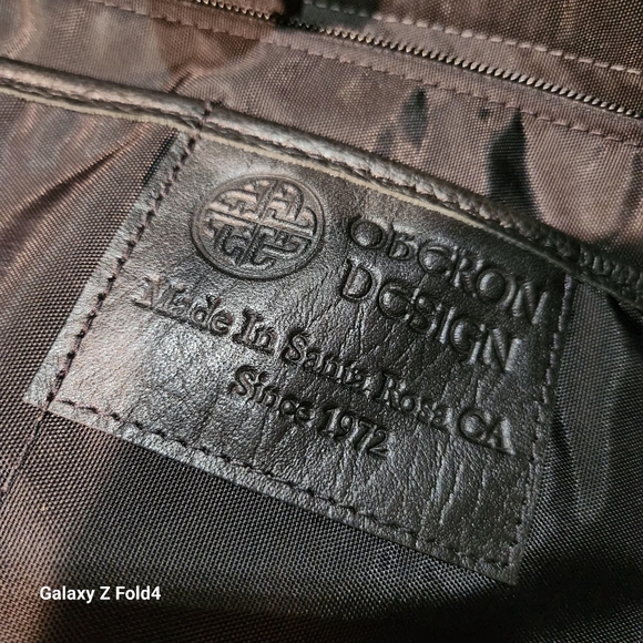 Oberon Design Cloud Dragon Waxed Canvas & Leather Tote  - Picture 2 of 8